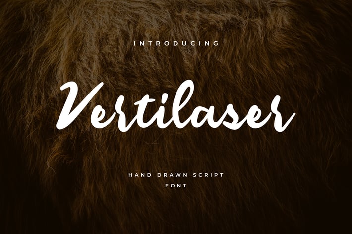 Vertilaser Handwritten Font
