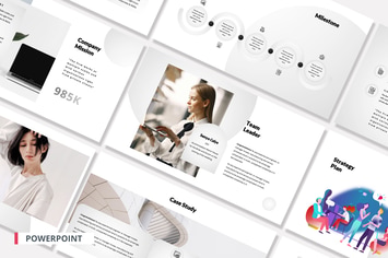 Pitch Deck Web Design Power Point