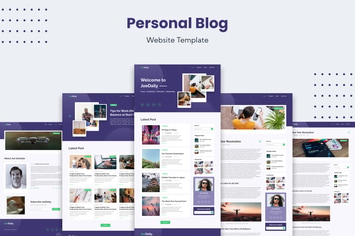 Personal Blog Website Template