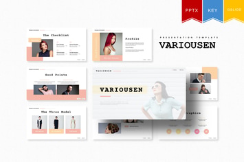 Variousen | Powerpoint, Keynote, Google Slides