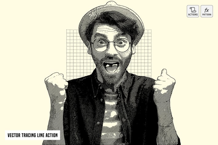 Vector Tracing Line Action