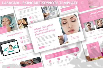 Lasagna - Skincare Keynote Template
