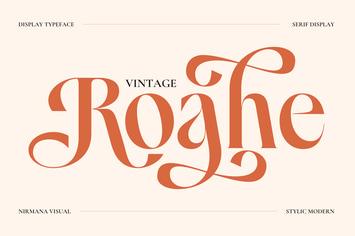 Vintage Roahe- Logo Font