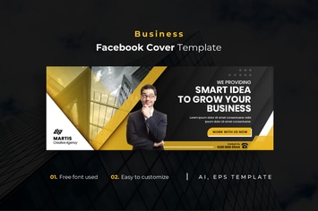 Business r22  Facebook Cover Template
