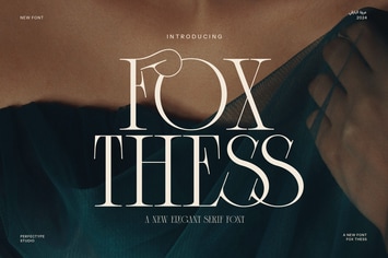 Fox Thess Elegant Serif Font