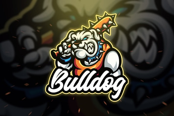 Bulldog Sport and Esport Logo Template