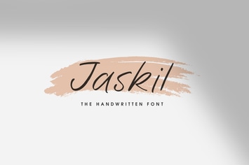 Jaskil - The Handwritten Font