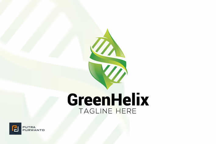 Green Helix - Logo Template