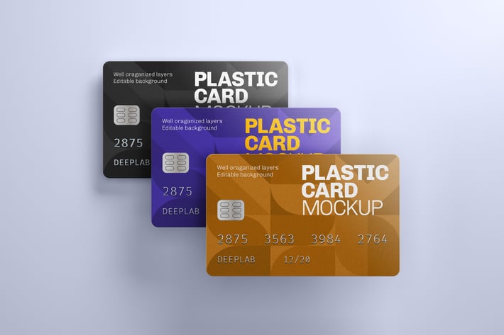 Plastic Card Mockup | Credit Card