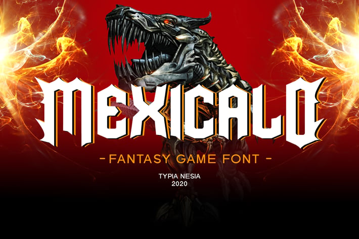 Mexicalo - Game Font