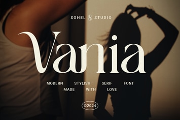 Vania - Elegant Beauty Branding Serif