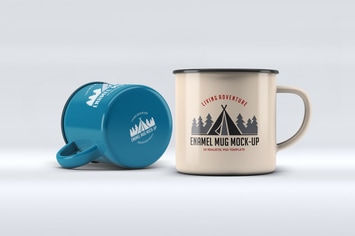 Enamel Mug Mock-Up