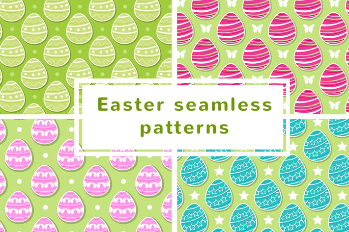 Easter Seamless Patterns