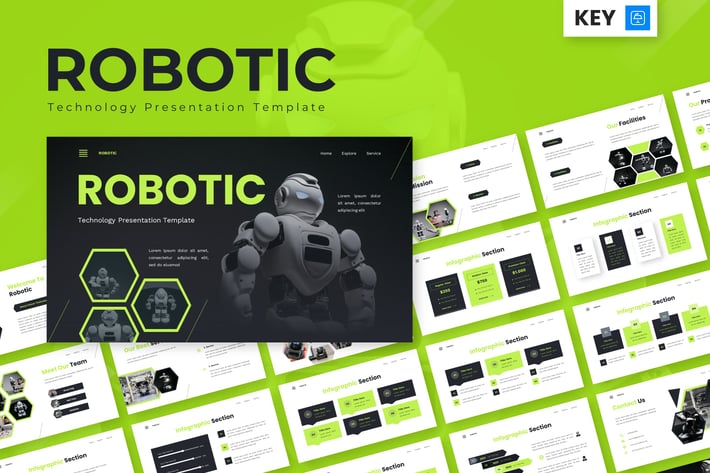 Robotic - Technology Keynote Templates