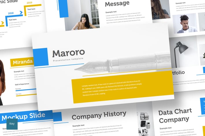 Maroro - Keynote Template