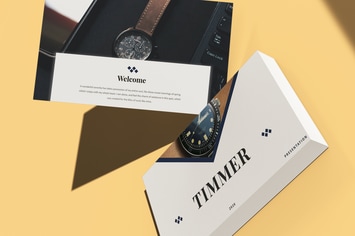 Timmer - Watch Template PowerPoint Template