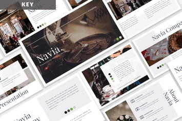 Navia - Coffee Keynote Template