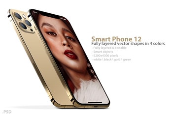 iPhone 12 Layered PSD Mockups