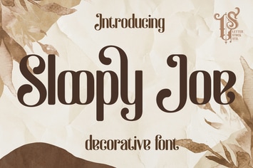 Sloopy Joe - Decorative Font