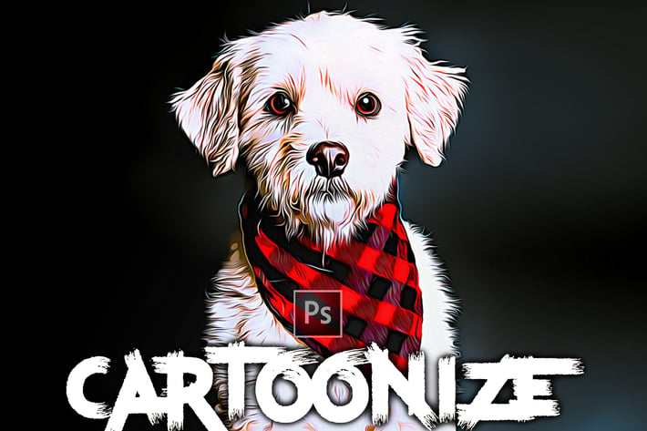Cartoonize Painting Photoshop Action