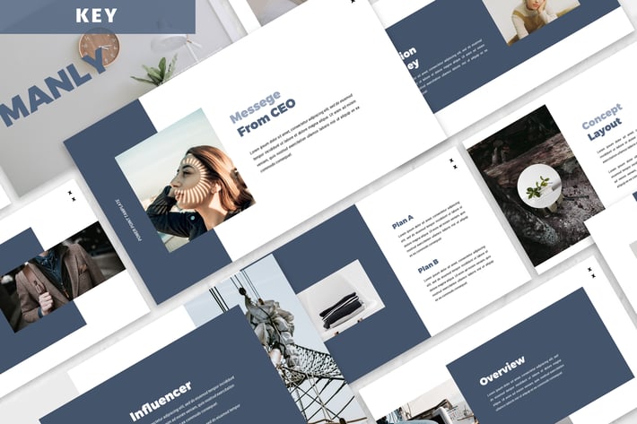 Manly - Business Keynote Presentation Template