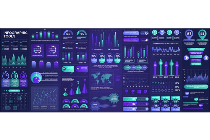 Gradient Infographics Design Template