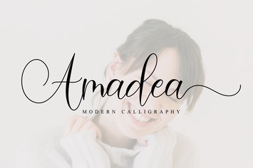 Amadea - Wedding Font