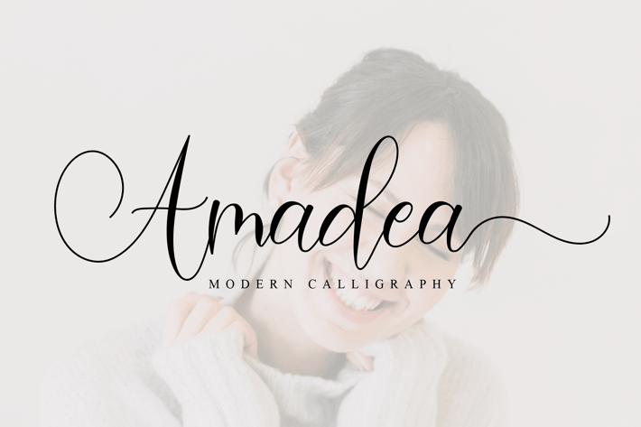 Amadea - Wedding Font