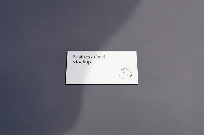 Elegant Business Card Mockup