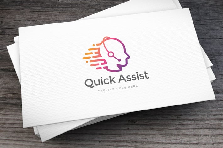 Quick Assistant Logo Template