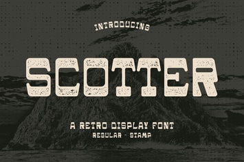Scotter - Retro Font