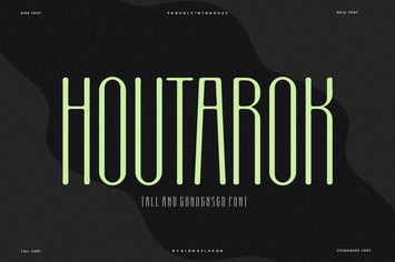 Houtarok - Tall & Condensed Font
