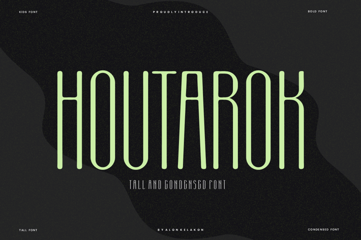 Houtarok - Tall & Condensed Font