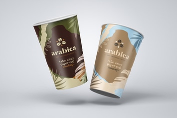 Take Away Paper Coffee Cup Mockup