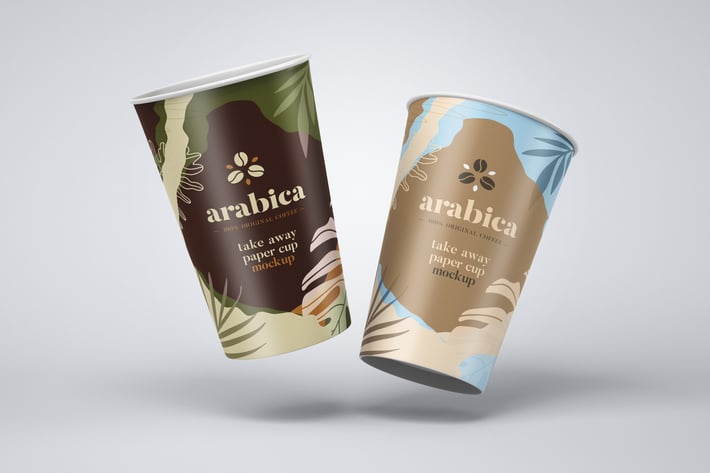 Take Away Paper Coffee Cup Mockup