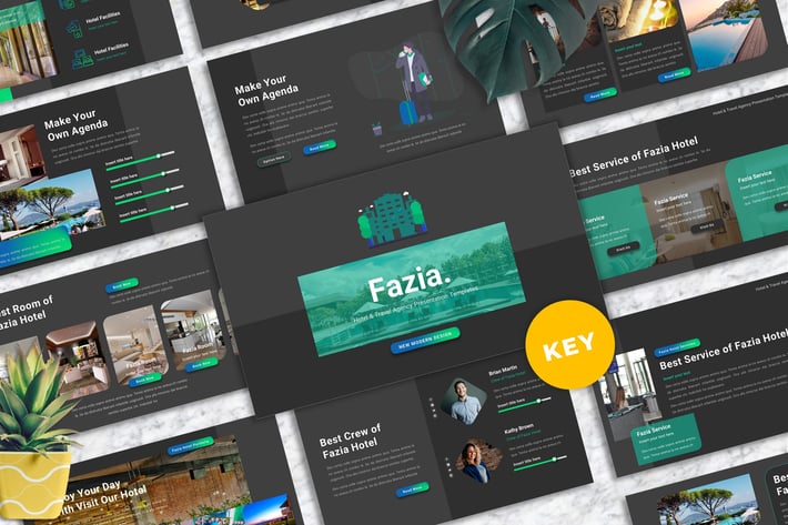 Fazia - Hotel Keynote Templates