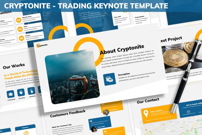Cryptonite - Trading Keynote Template