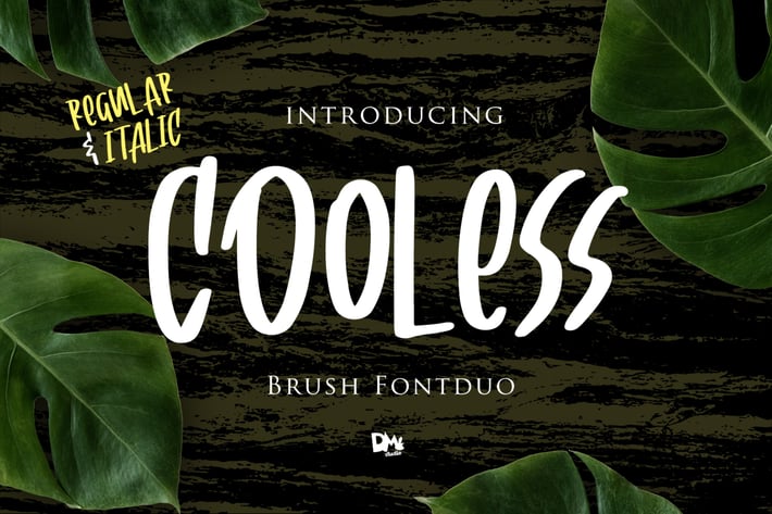 Cooless - Brush Font 