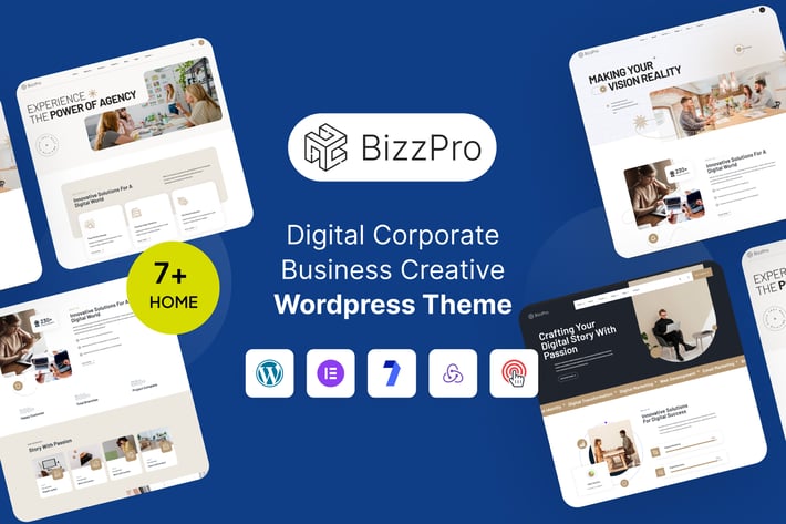 Bizzpro – Digital Business Creative WordPress 