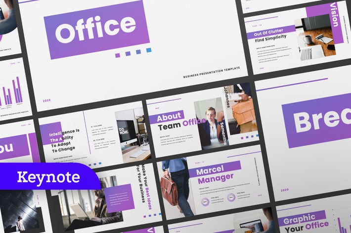 Office Business Keynote Presentation Template