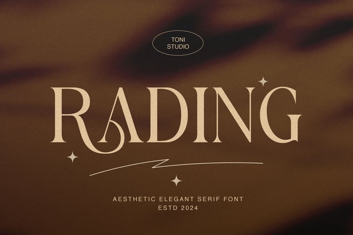 Rading-modern elegant serif