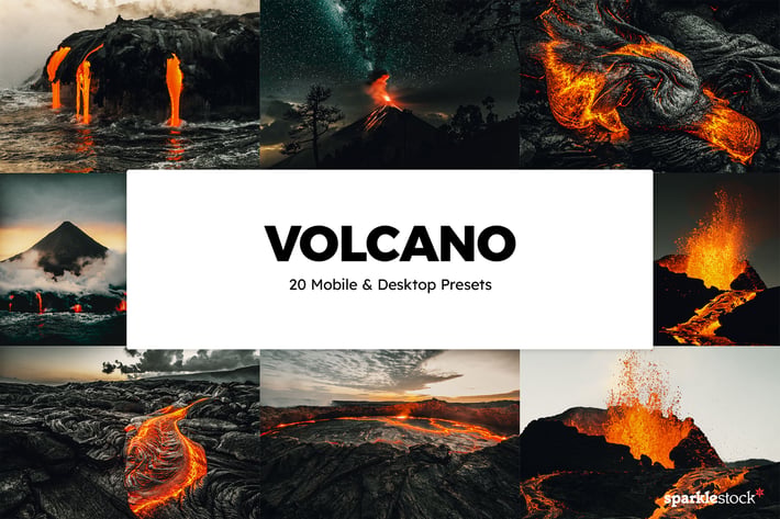 20 Volcano Lightroom Presets & LUTs