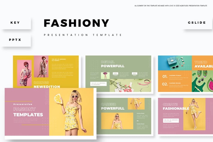 Fashiony Presentation Template