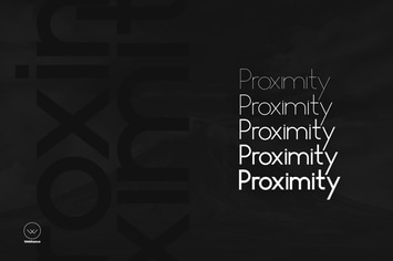 Proximity Sans - Unique Typeface + Webfonts
