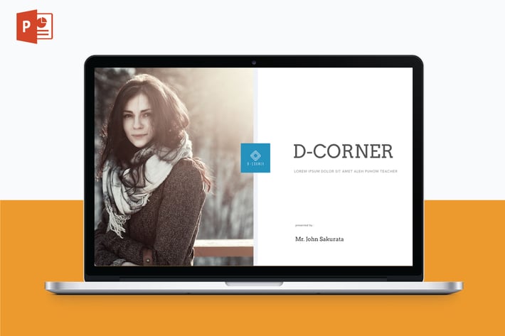 D CORNER - Multipurpose PowerPoint Template V7