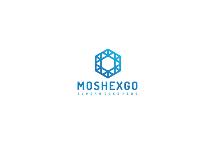 Mosaic Hexagon Logo