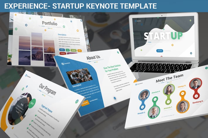 Experience - Startup Keynote Template