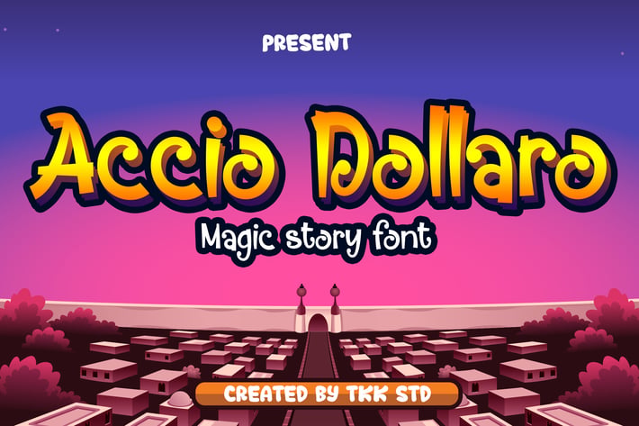 Funny Font - Accio Dollaro 