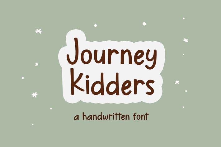 Journey Kidders Child Display Font