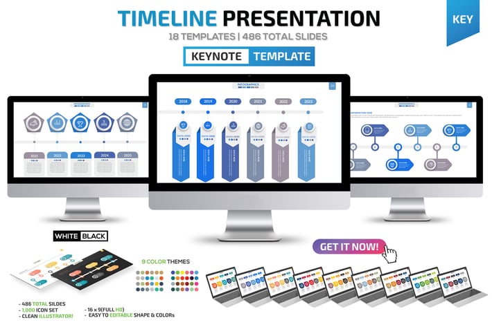 Timeline Keynote Template